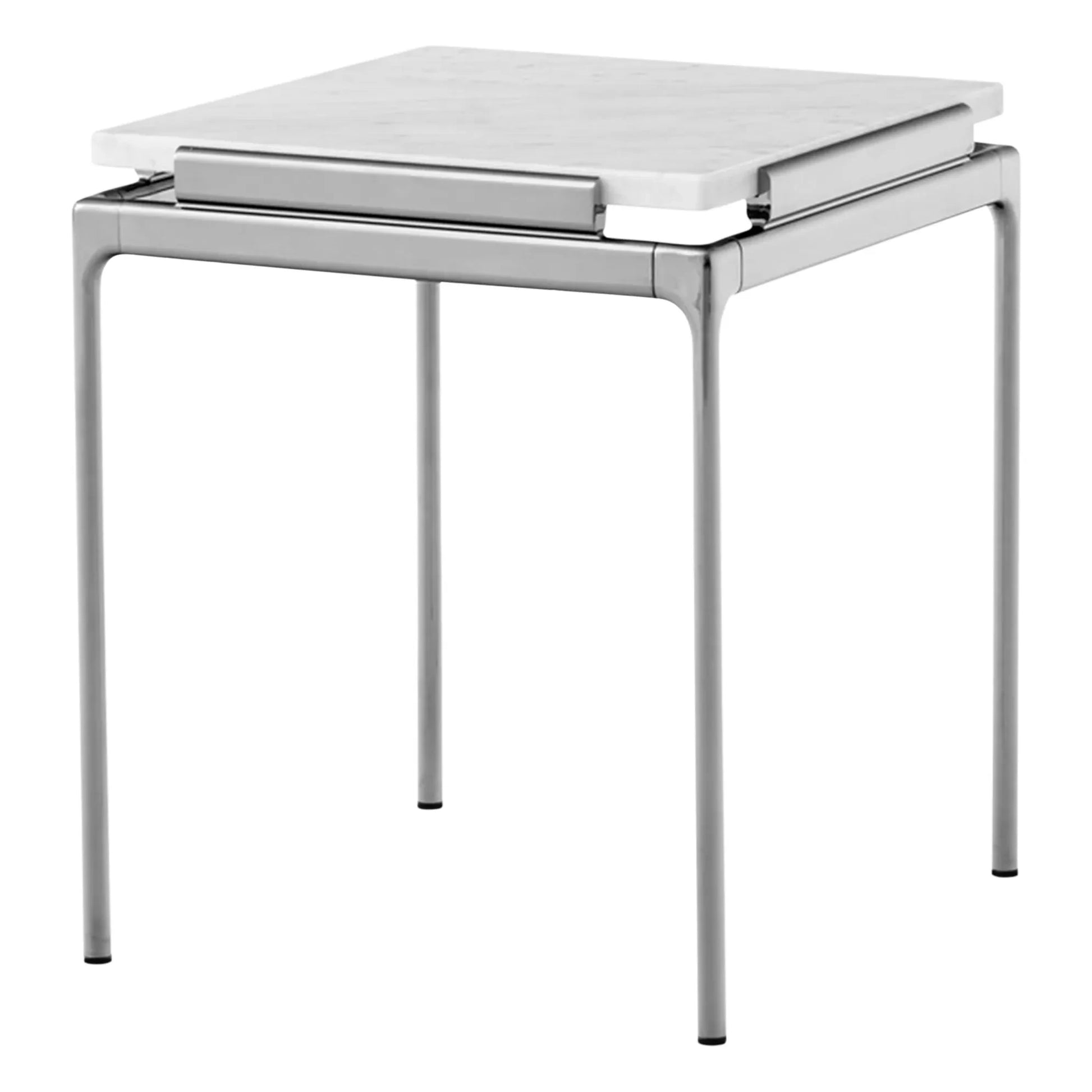 & Tradition - Sett LN11 side table, Luca Nichetto | Marble White