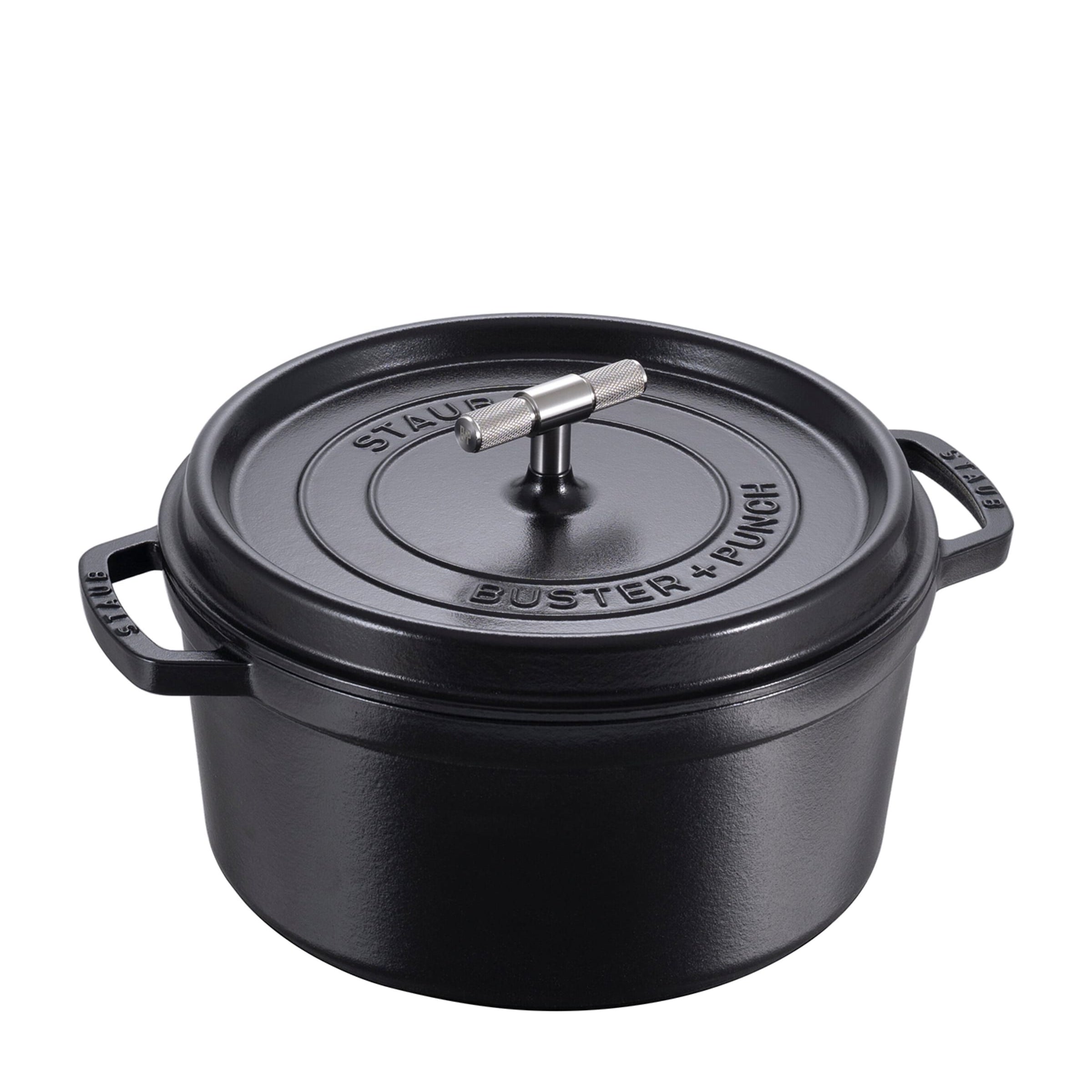 Staub x Buster + Punch Cocotte with Steel Knob (28cm)