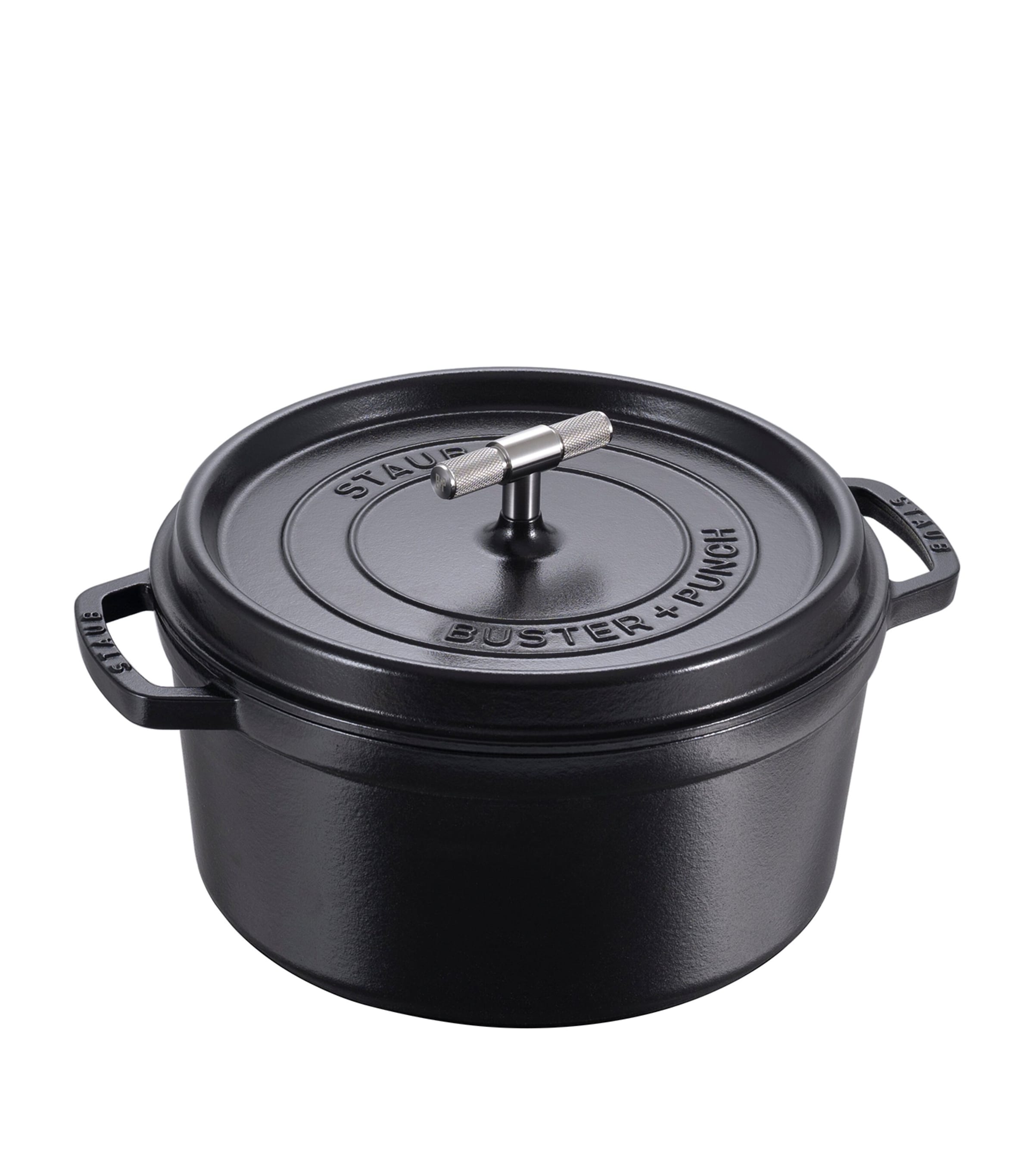 Staub x Buster + Punch Cocotte with Steel Knob (28cm)