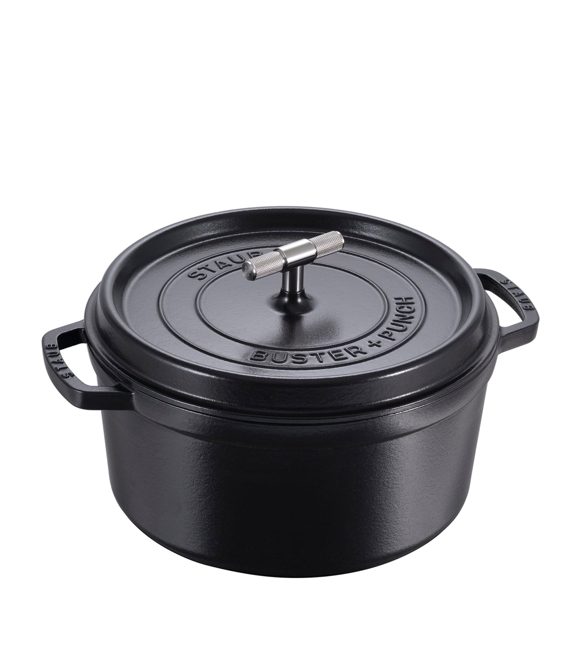 Staub x Buster + Punch Cocotte with Steel Knob (28cm)