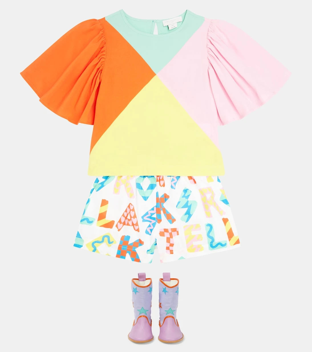 Stella McCartney Kids - بلوزة بألوان متعددة