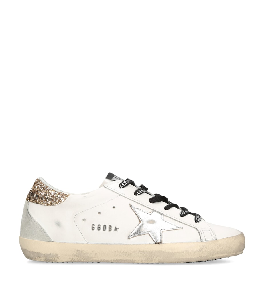 Golden Goose White Leather Superstar Sneakers