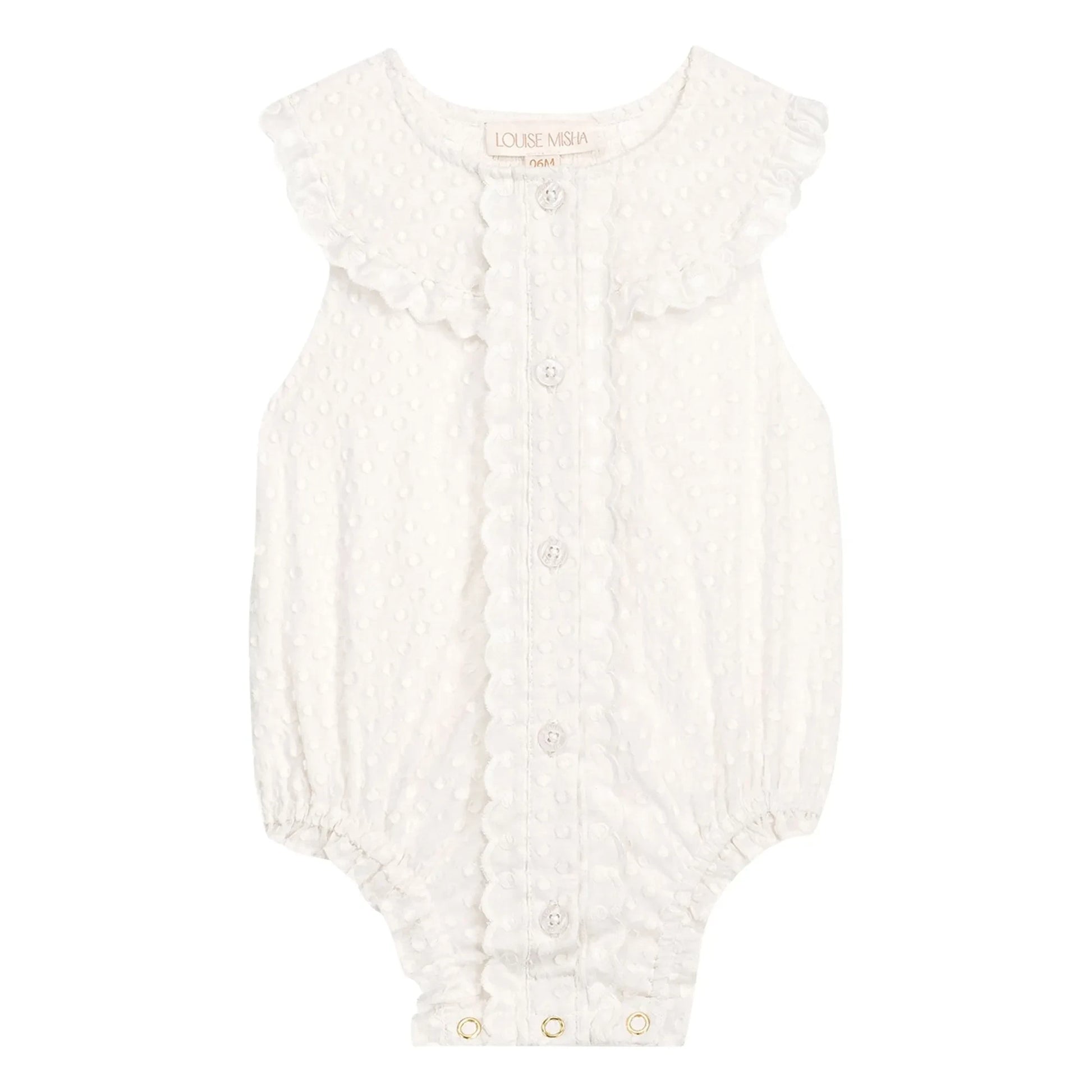 Louise Misha - Jada romper | White