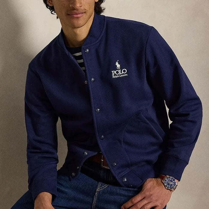 Polo Ralph Lauren pamuklu erkek fermuarlı sweatshirt