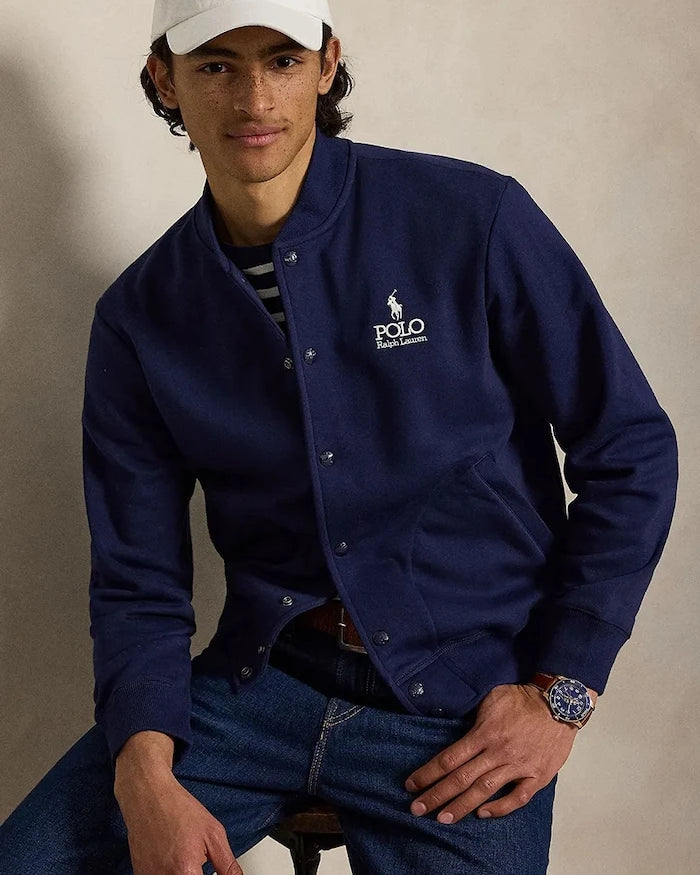 Polo Ralph Lauren pamuklu erkek fermuarlı sweatshirt