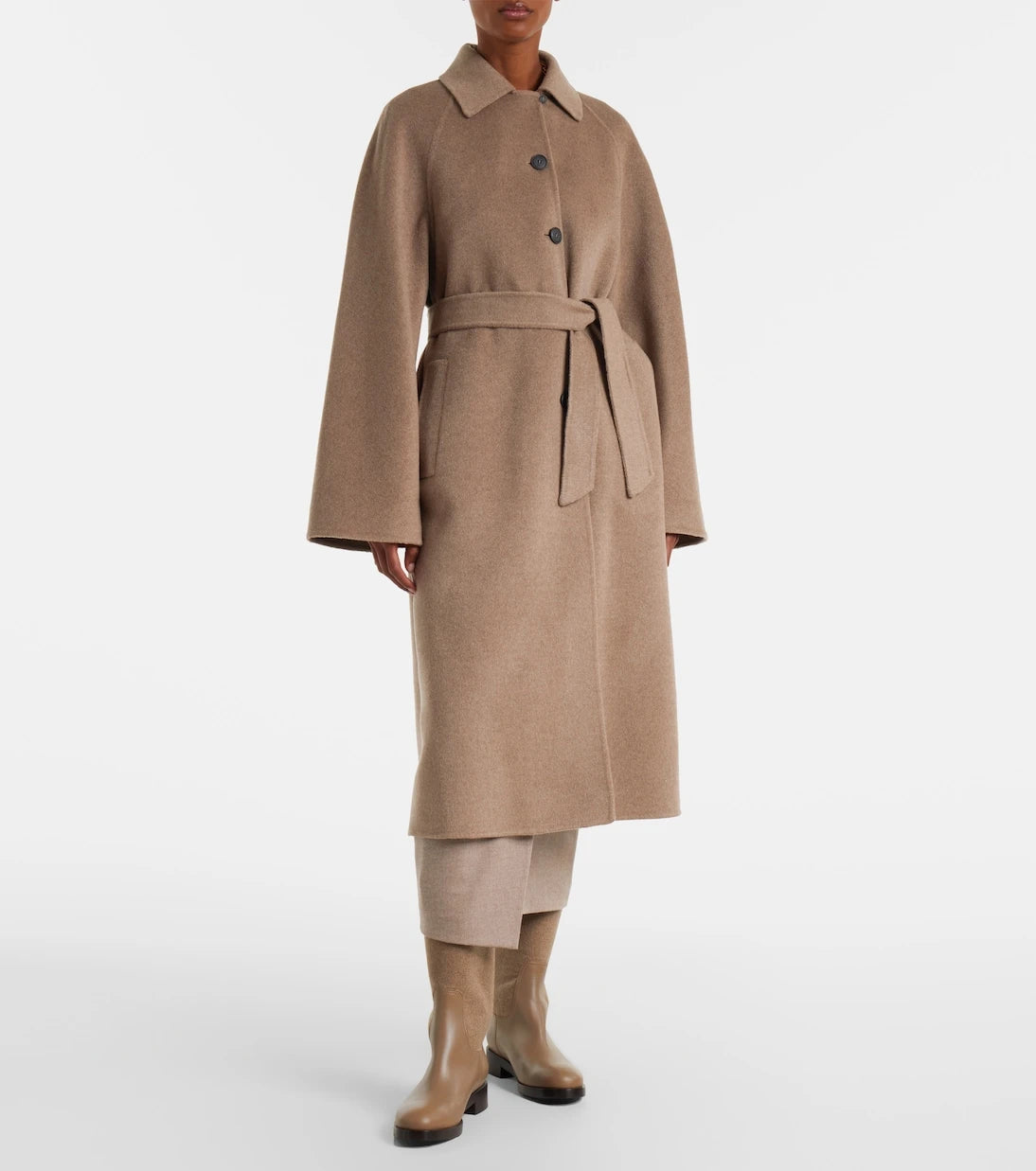 Max Mara - Centro belted cashmere coat