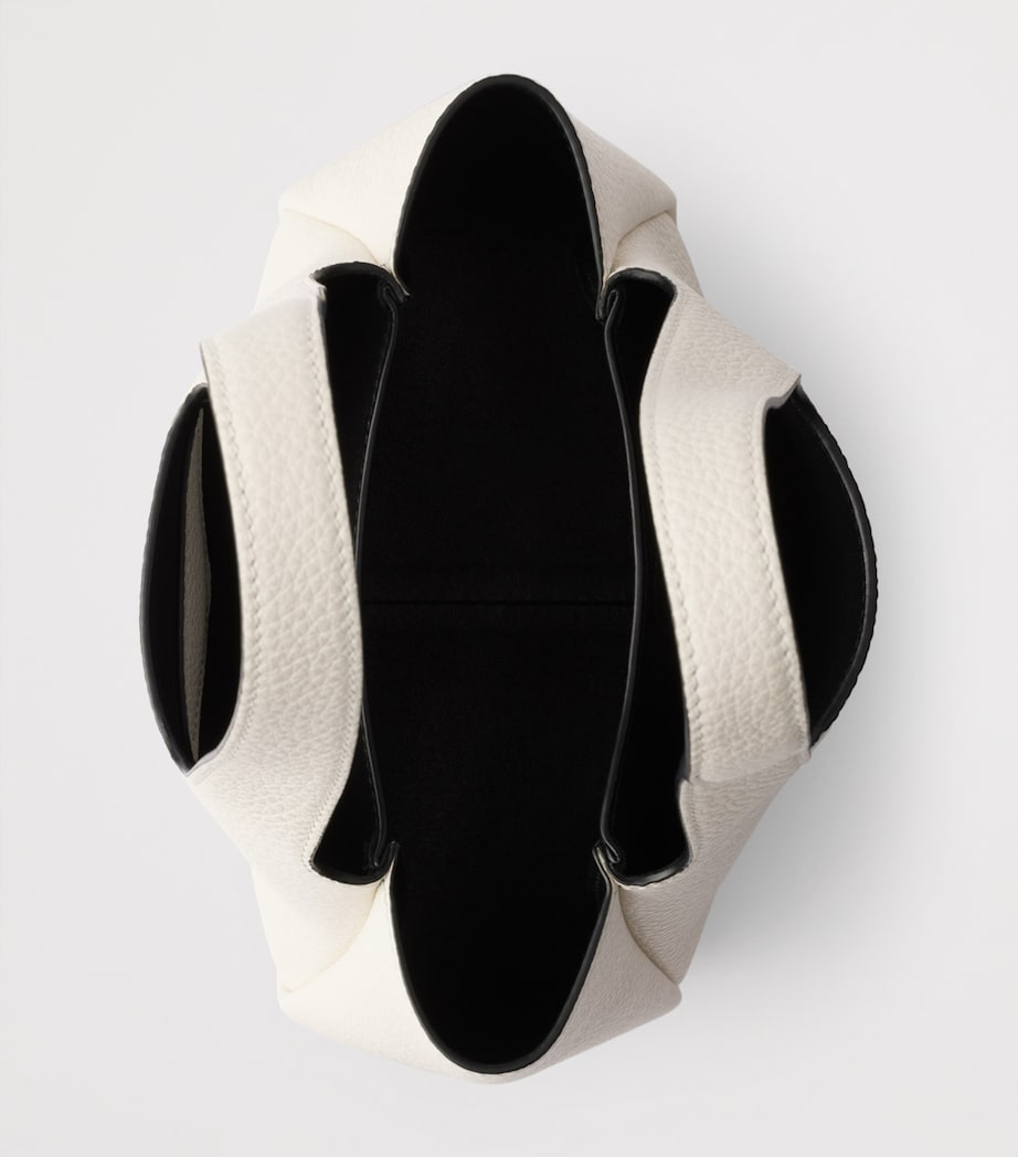 Prada White Mini Leather Top-Handle Bag