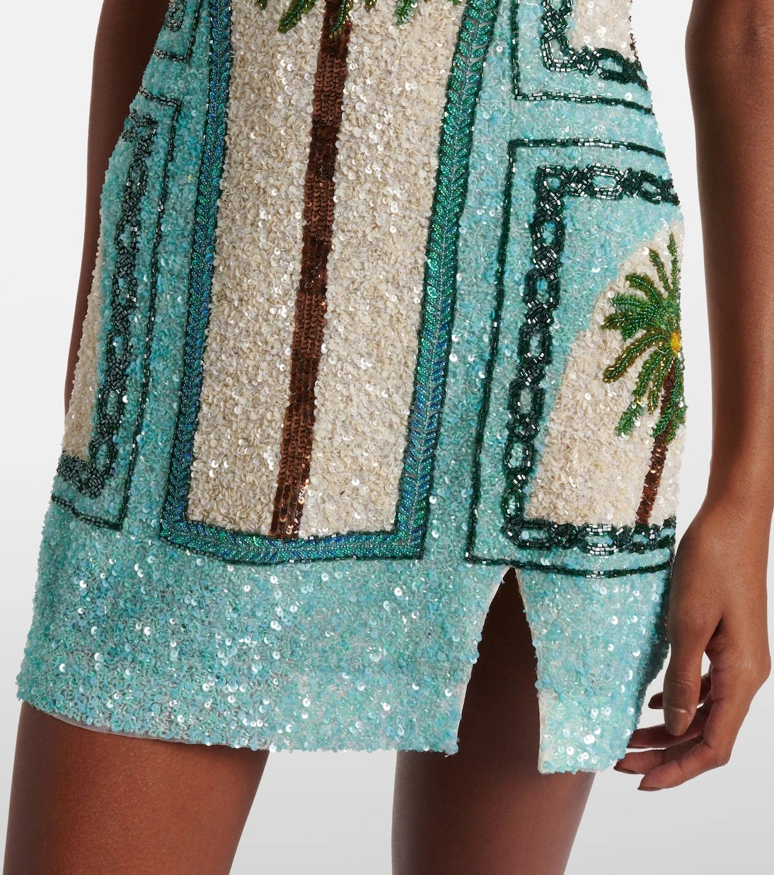 Là Fuori - Palm Jumeirah embellished minidress