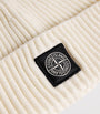 Stone Island Virgin Wool Ribbed Beanie