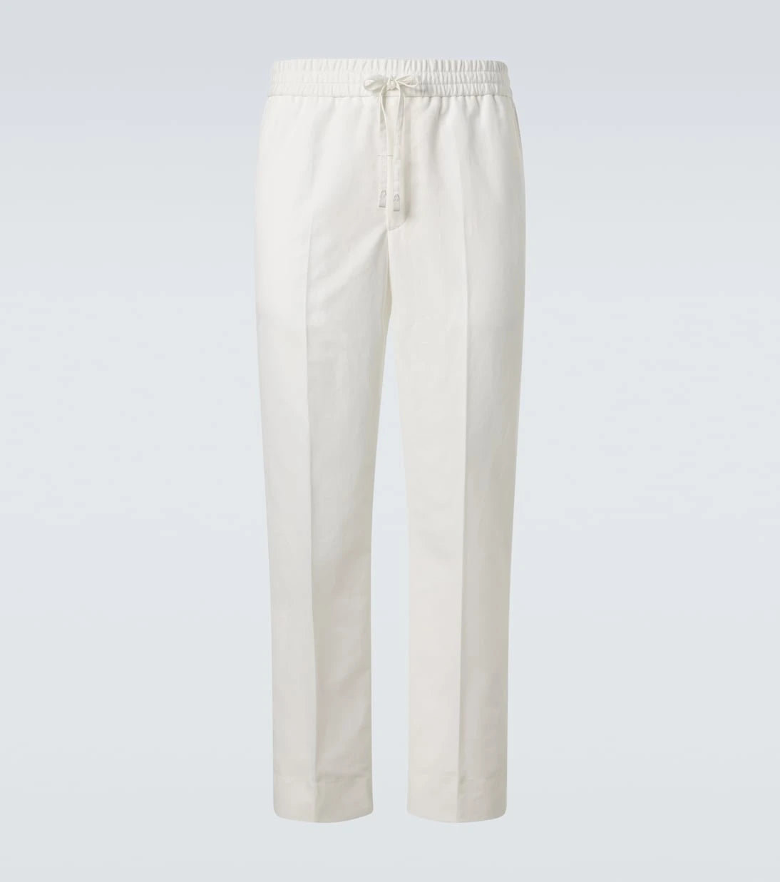 Brioni - Linen and cotton straight pants