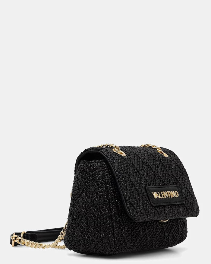 Valentino Bags чанта crossbody дамска от сплетена материя OCARINA SUMMER