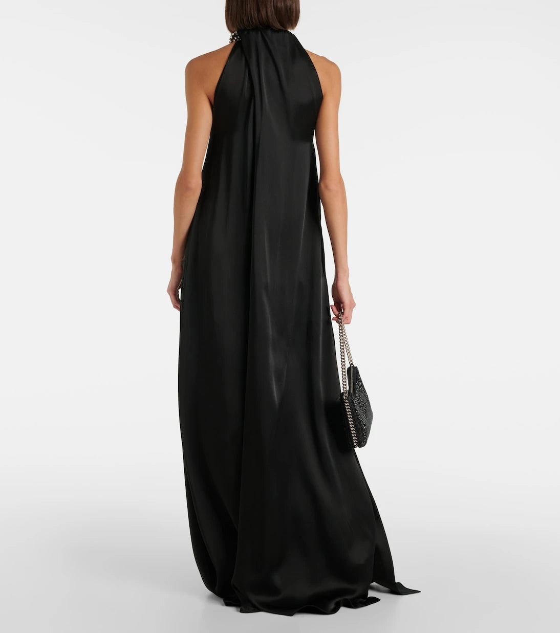 Stella McCartney - Embroidered halterneck gown