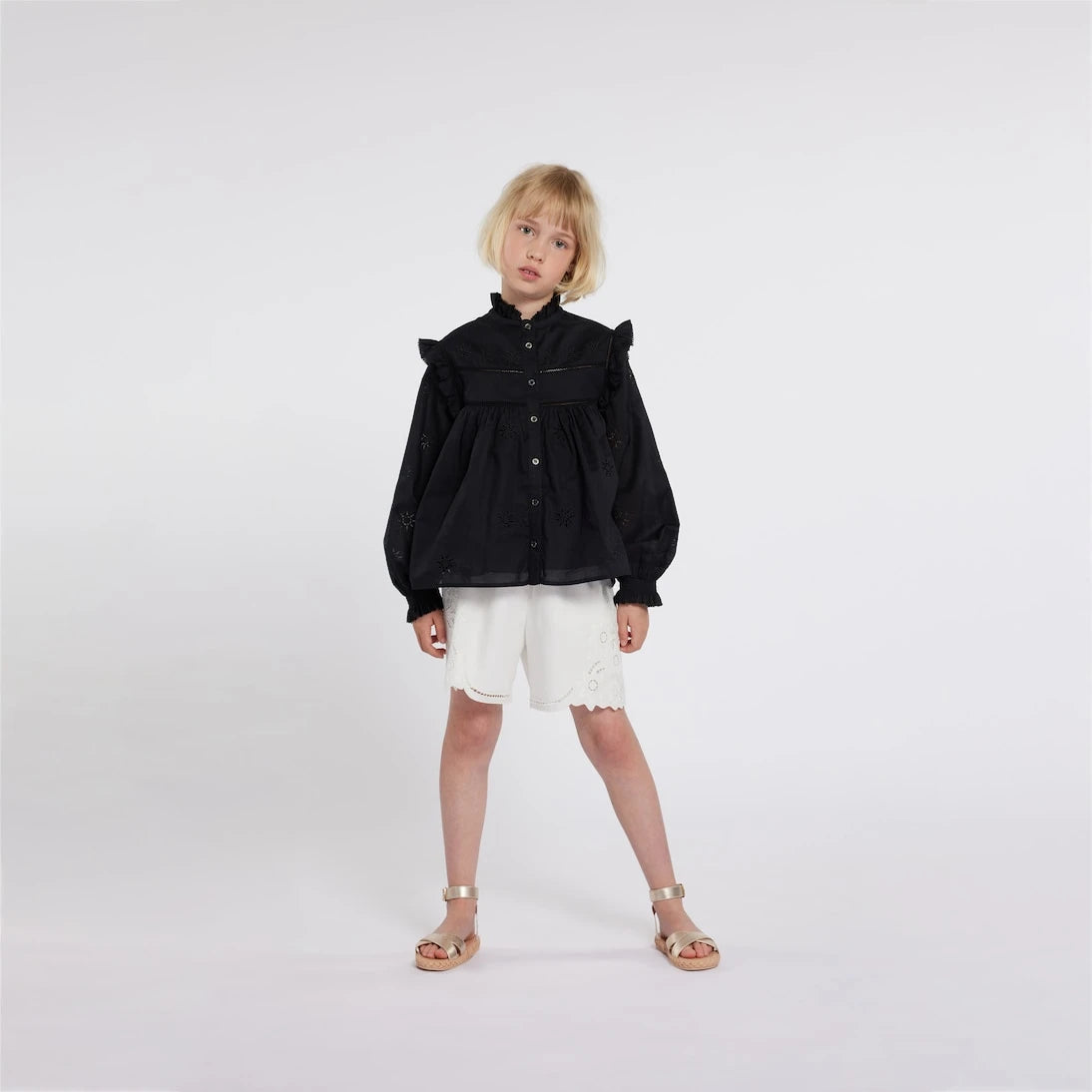 Chloé Kids - قميص قطن