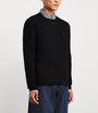 Polo Ralph Lauren Black Wool-Cashmere Cable-Knit Sweater