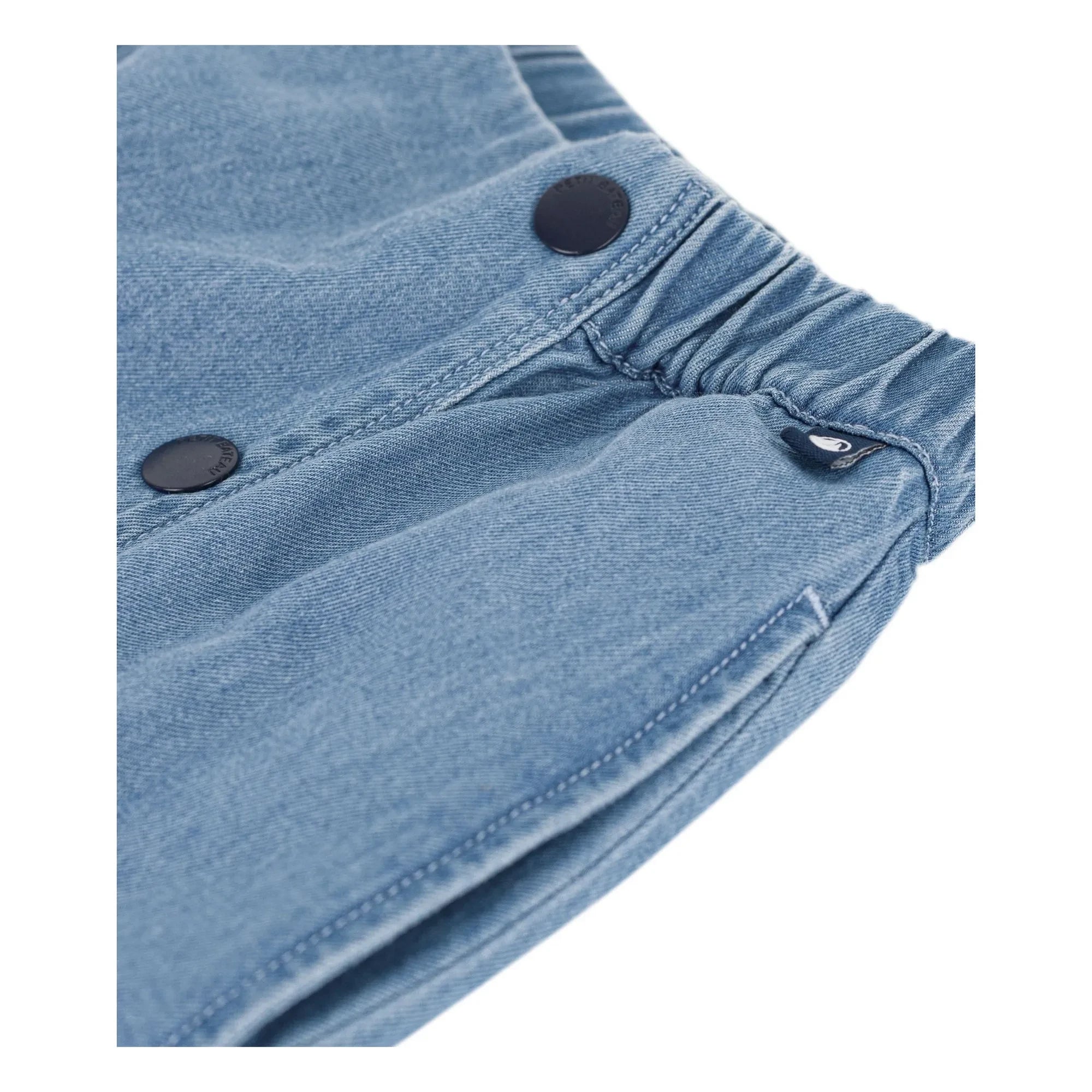 Petit Bateau - Denim skirt with organic cotton bridge | Blue