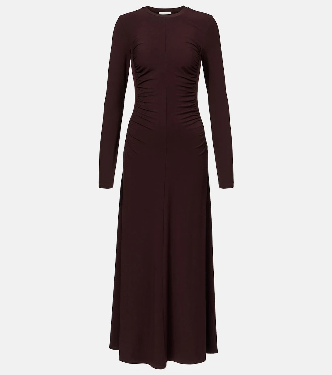 Vince - Ruched jersey maxi dress