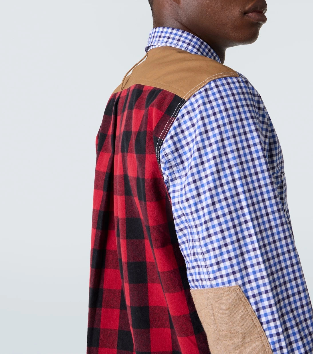 Junya Watanabe - Checked cotton shirt