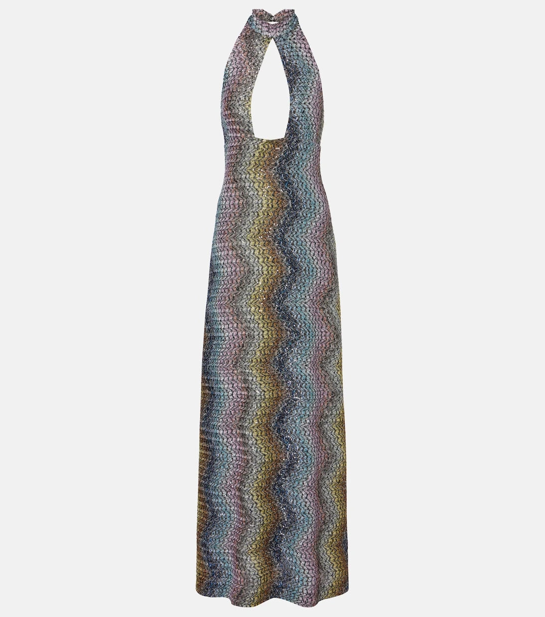Missoni - Cutout sequined lamé gown