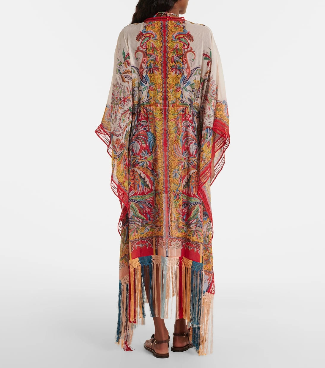 Etro - Paisley fringed kaftan