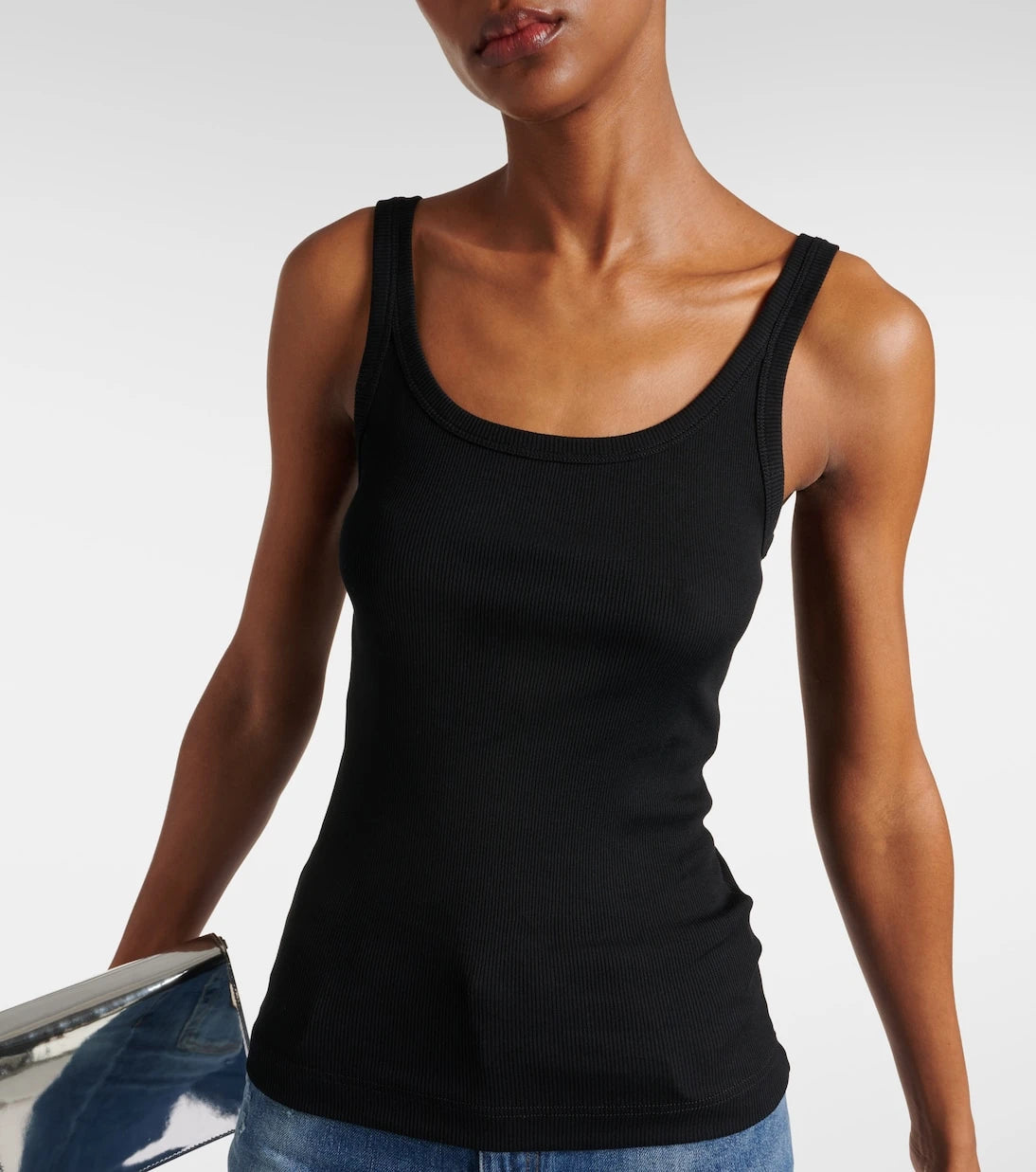 Dolce&Gabbana - Ribbed-knit cotton tank top