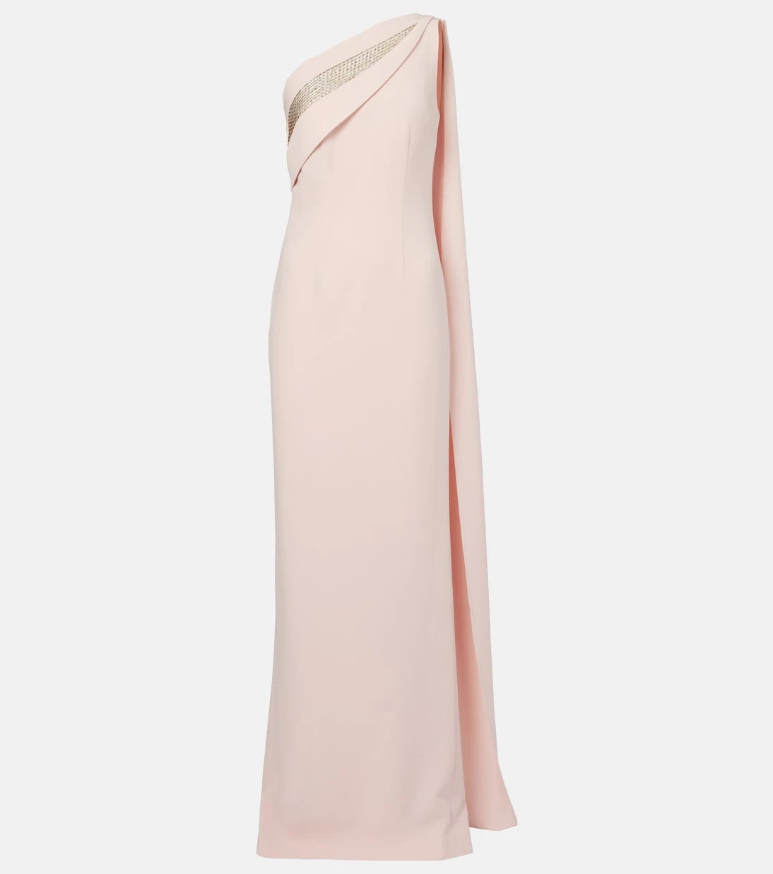 Roland Mouret - Embellished one-shoulder cady gown