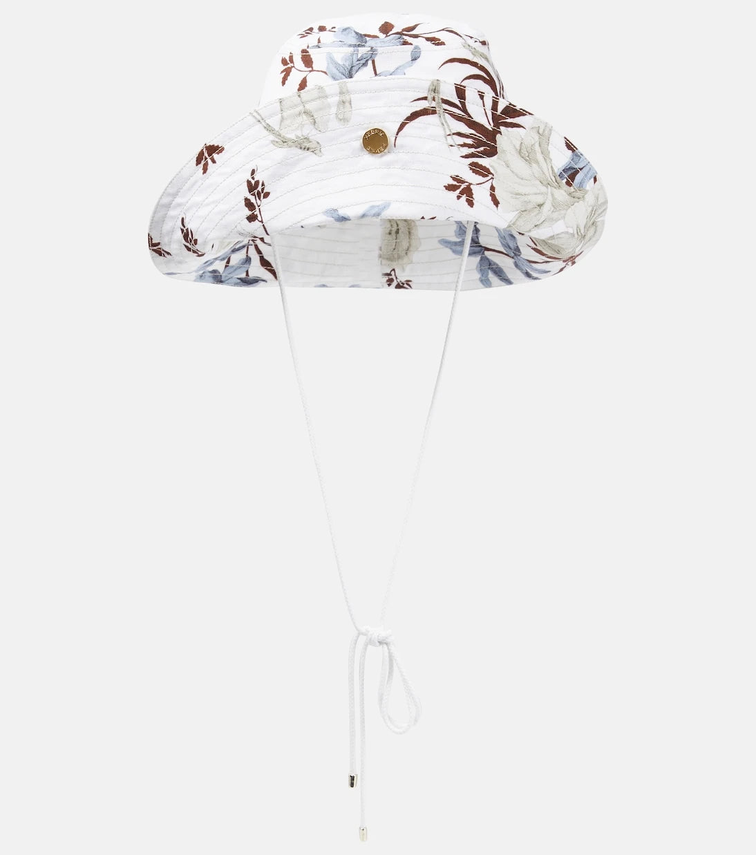 Erdem - Floral linen-blend bucket hat