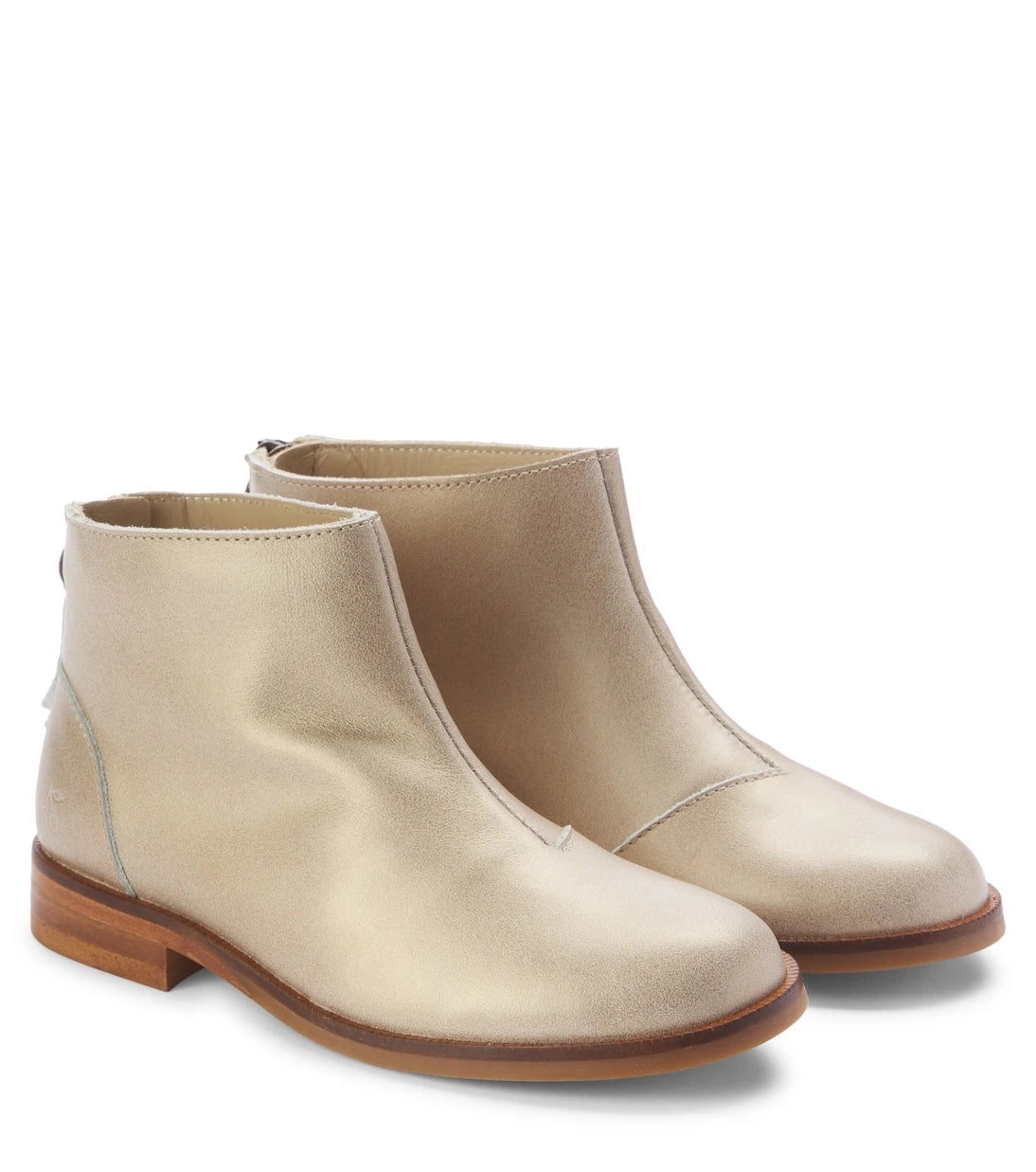 Bonpoint - Giara metallic leather ankle boots