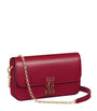 Cartier Red Mini Leather C de Cartier Chain Bag