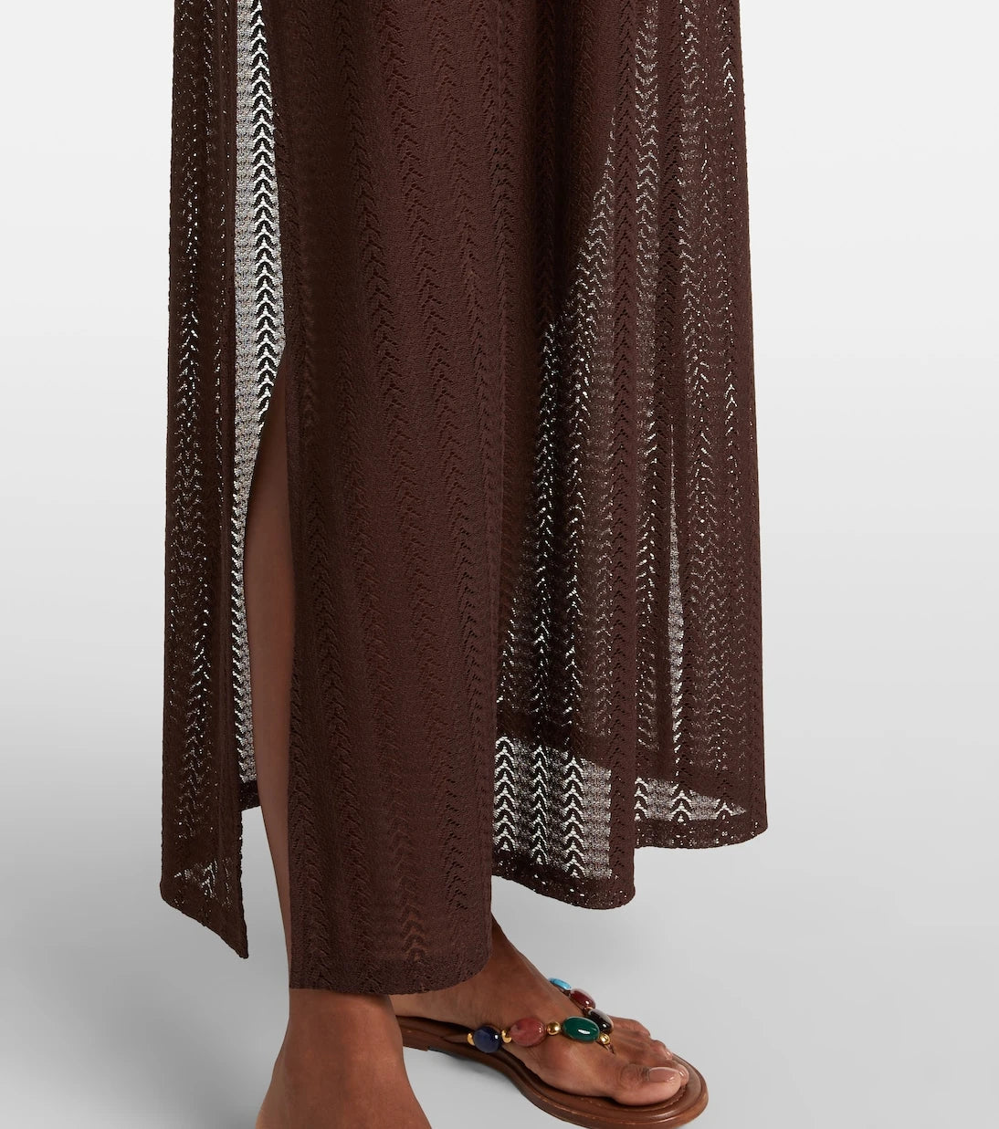 Melissa Odabash - Harriet keyhole halterneck maxi dress