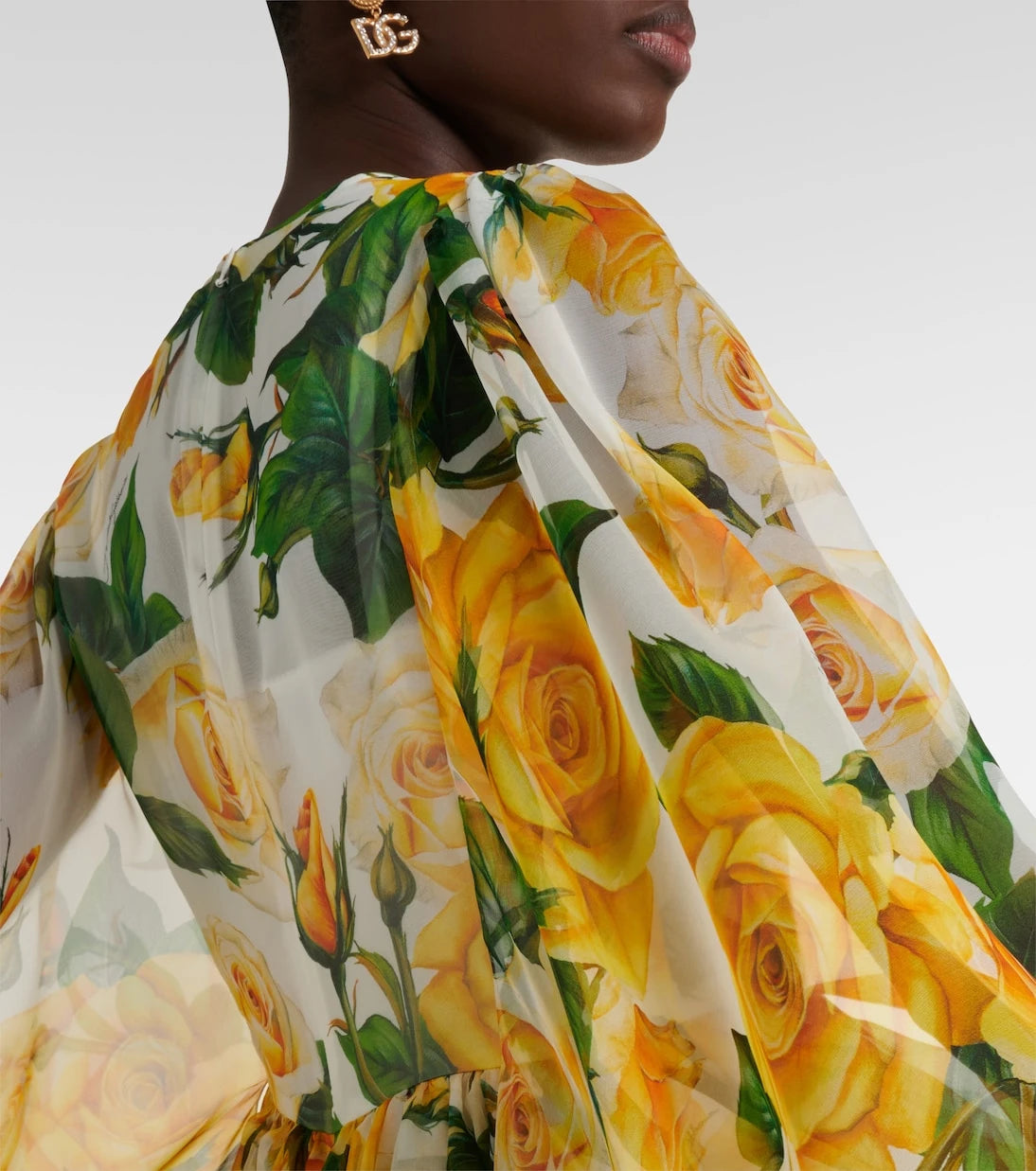 Dolce&Gabbana - Floral silk chiffon minidress