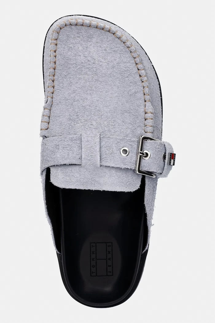 Tommy Jeans Kadın Süet Terlik Sabot TJW COMFORT SUEDE MULE