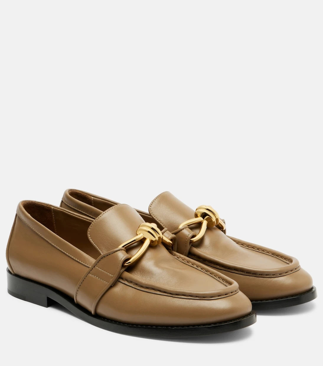 Bottega Veneta - Astaire Knot leather loafers