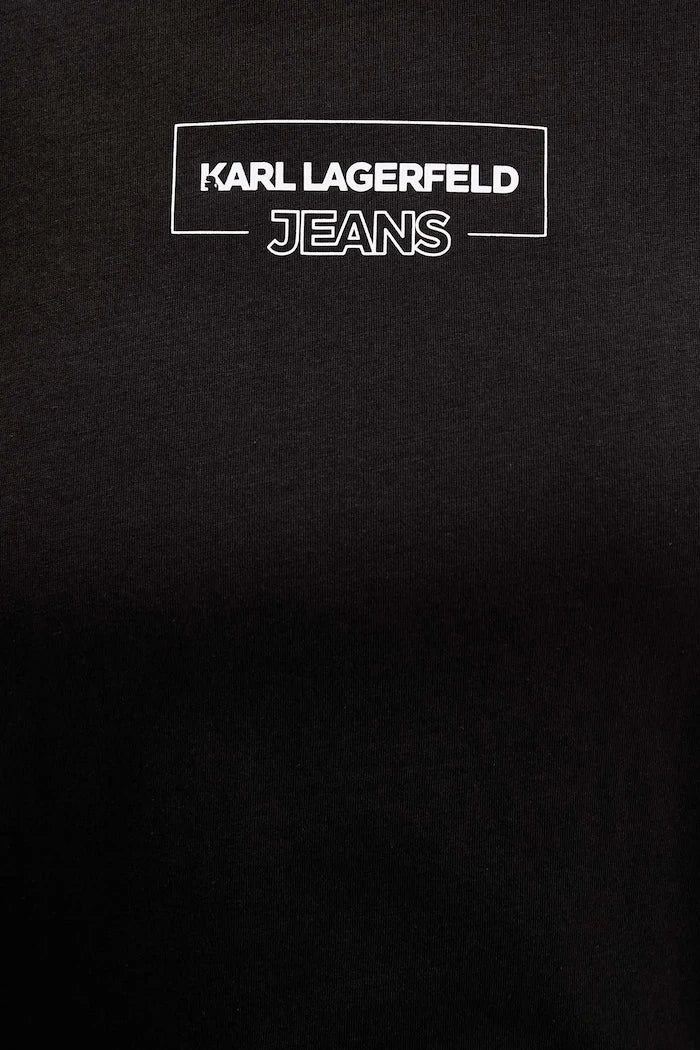 Karl Lagerfeld Jeans pamuklu kadın tişört