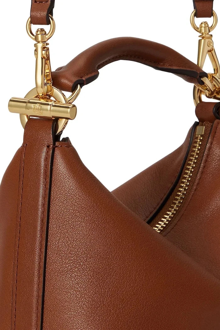 Lauren Ralph Lauren kadın deri crossbody çanta