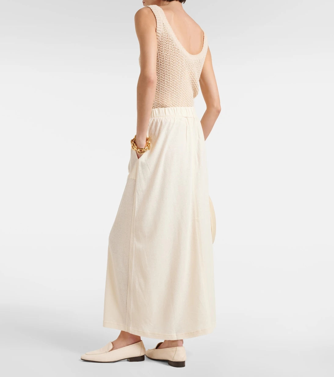 Max Mara - Leisure Mia linen-blend maxi skirt
