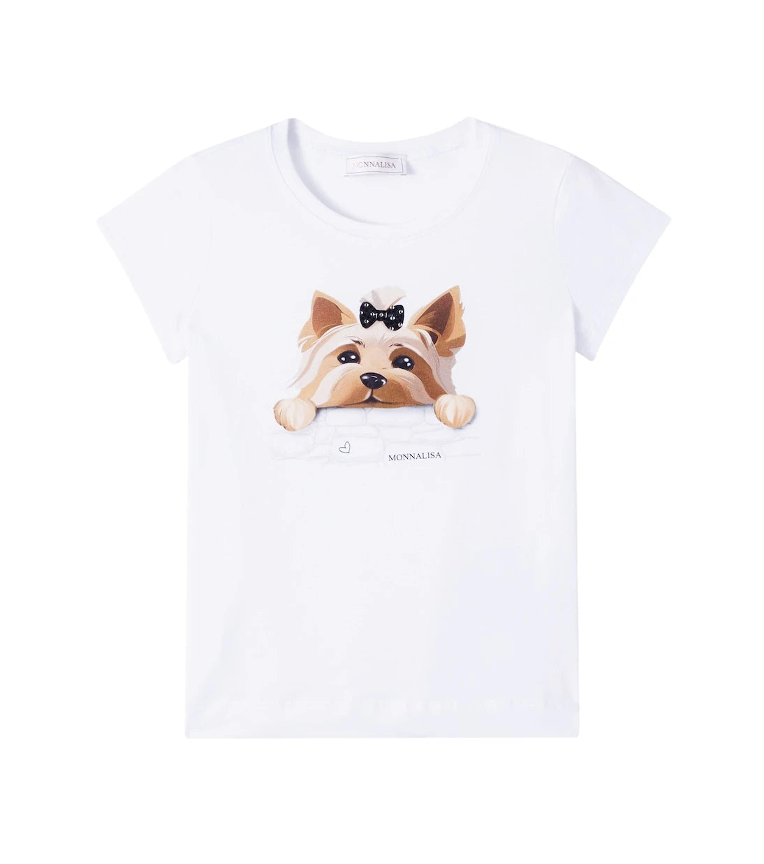 Monnalisa - Printed cotton-blend jersey T-shirt