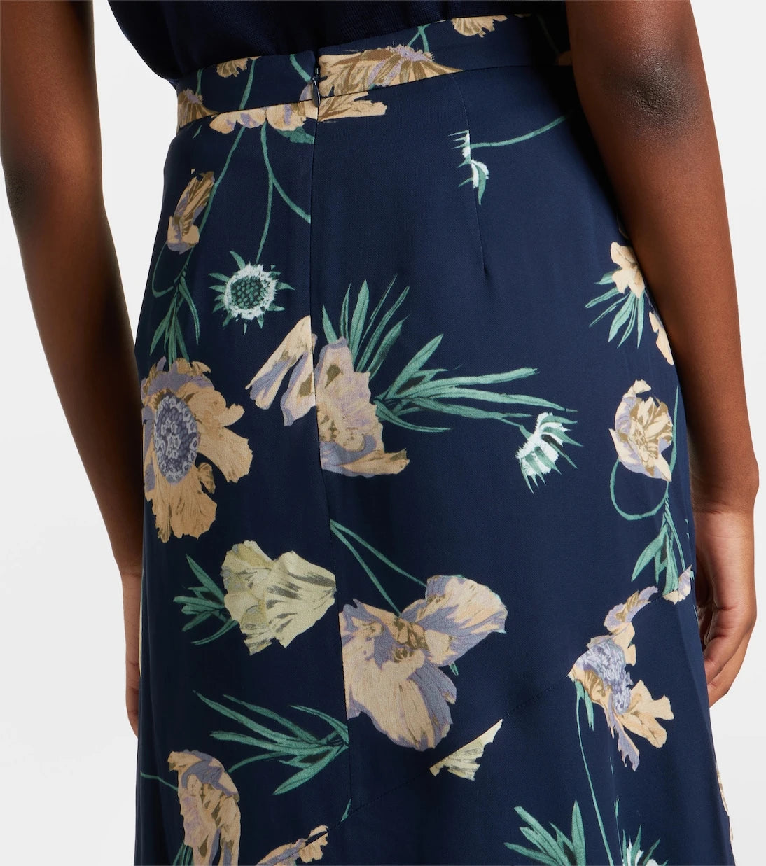 Erdem - Floral midi skirt