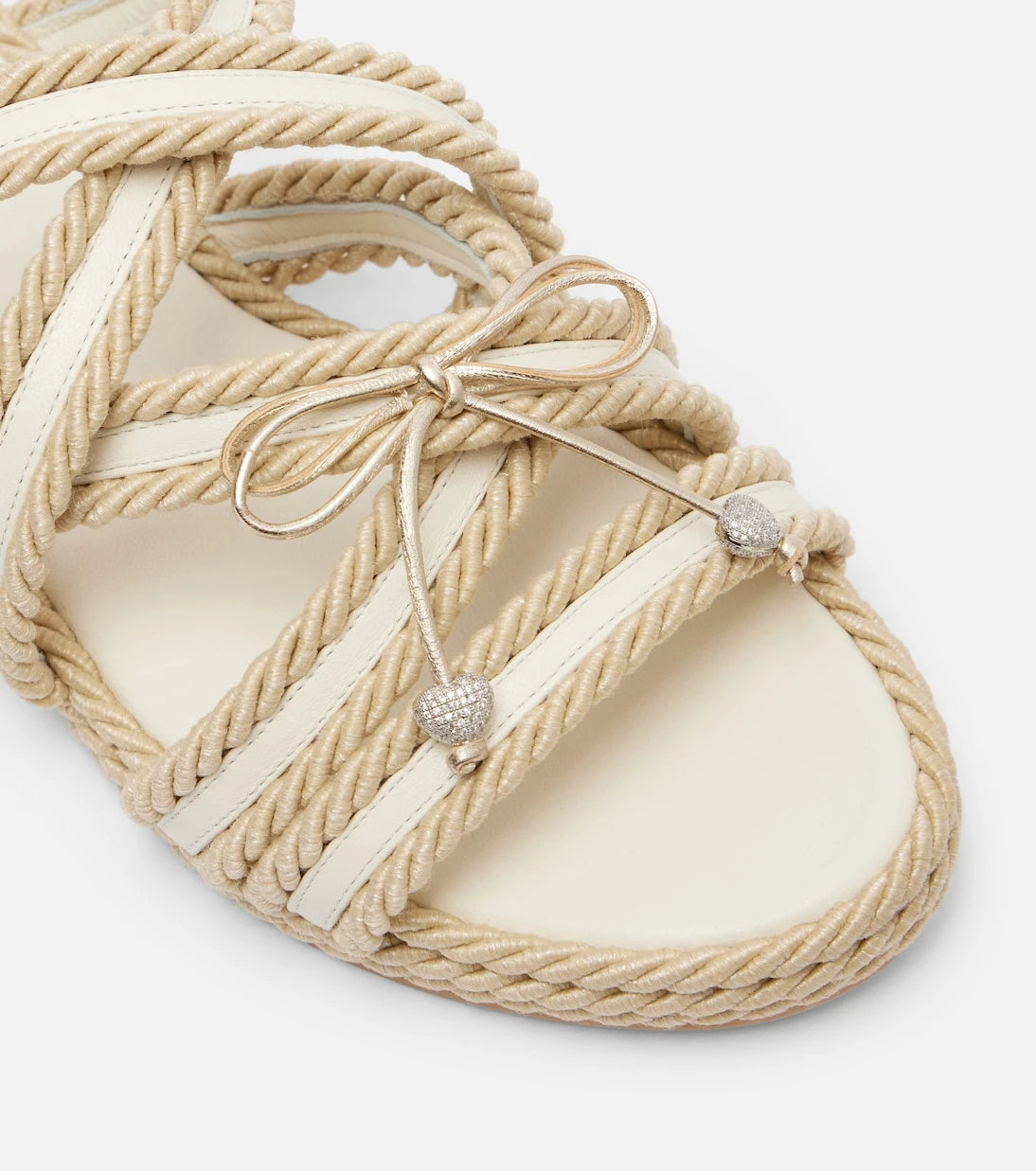 Mach & Mach - Embellished woven sandals
