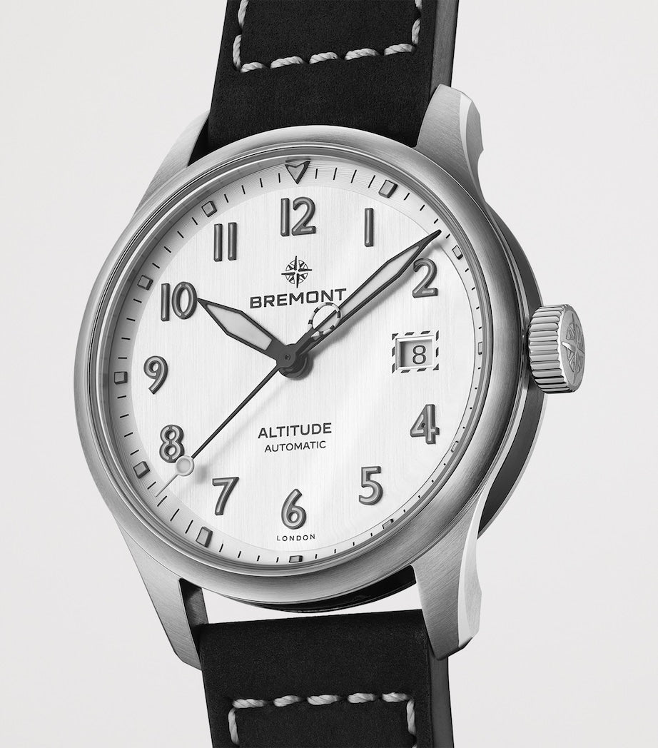 Stainless Steel Altitude Date Watch 39mm