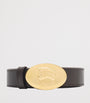 Gold Leather EKD Stamp Reversible Belt