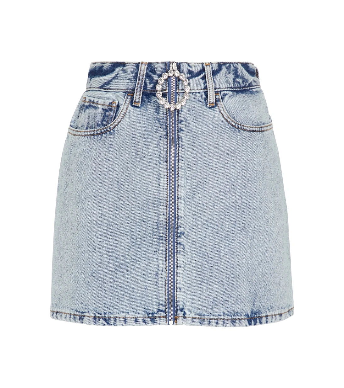 Alessandra Rich - Denim miniskirt