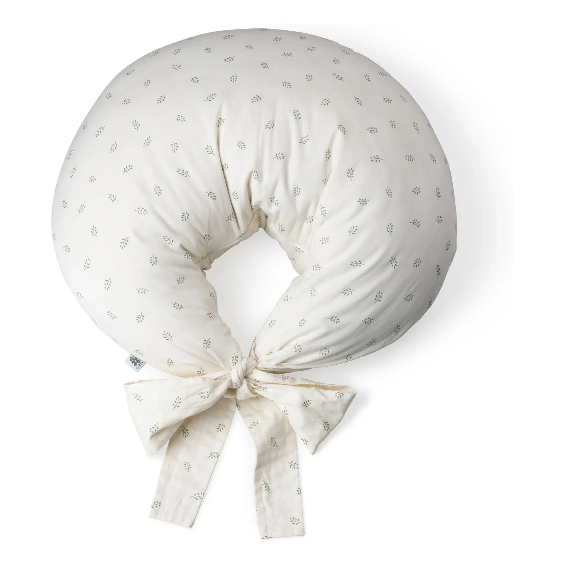 Sebra - Sophora Leaves nursing cushion | White