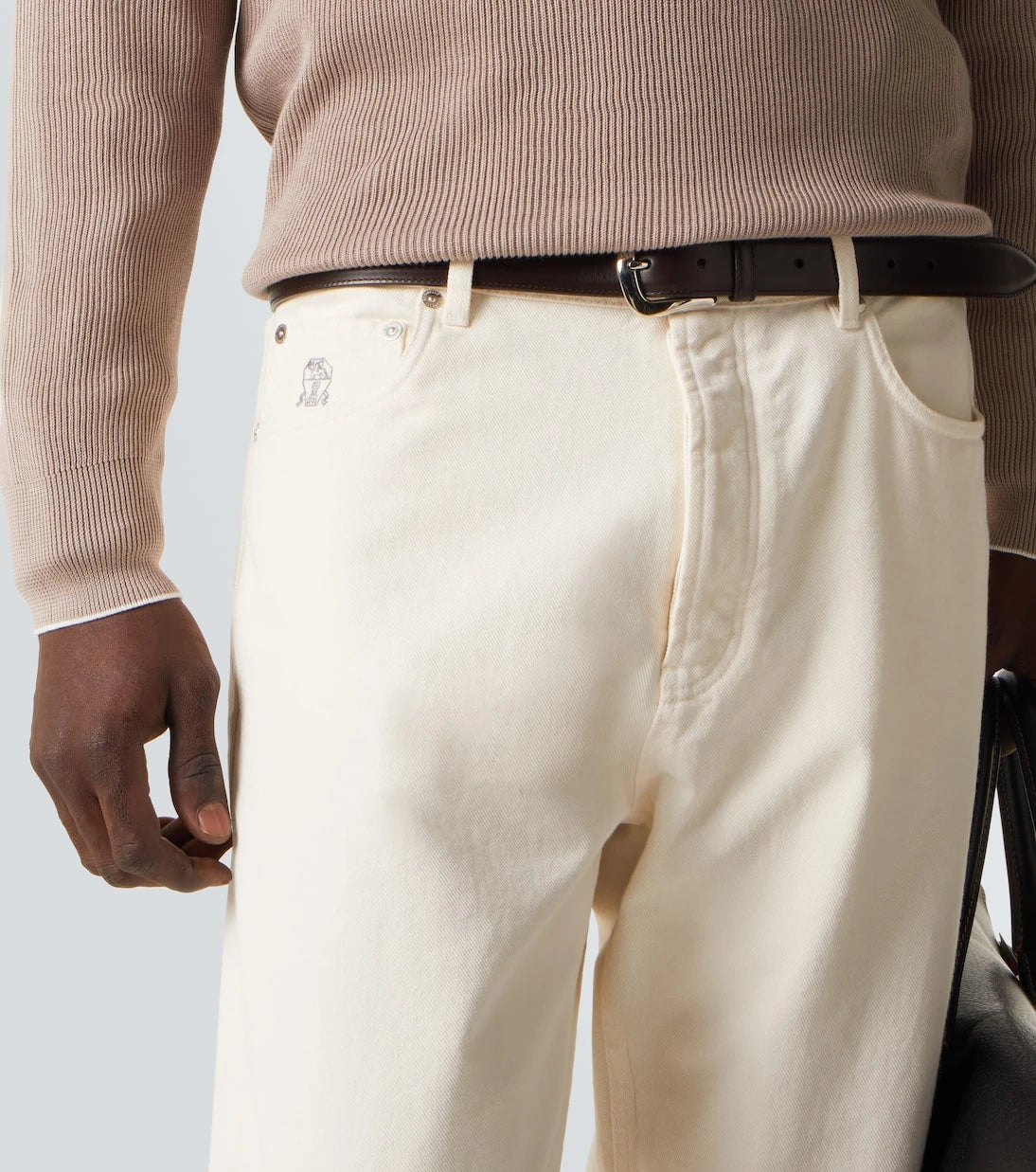 Brunello Cucinelli - Cotton half-zip sweater