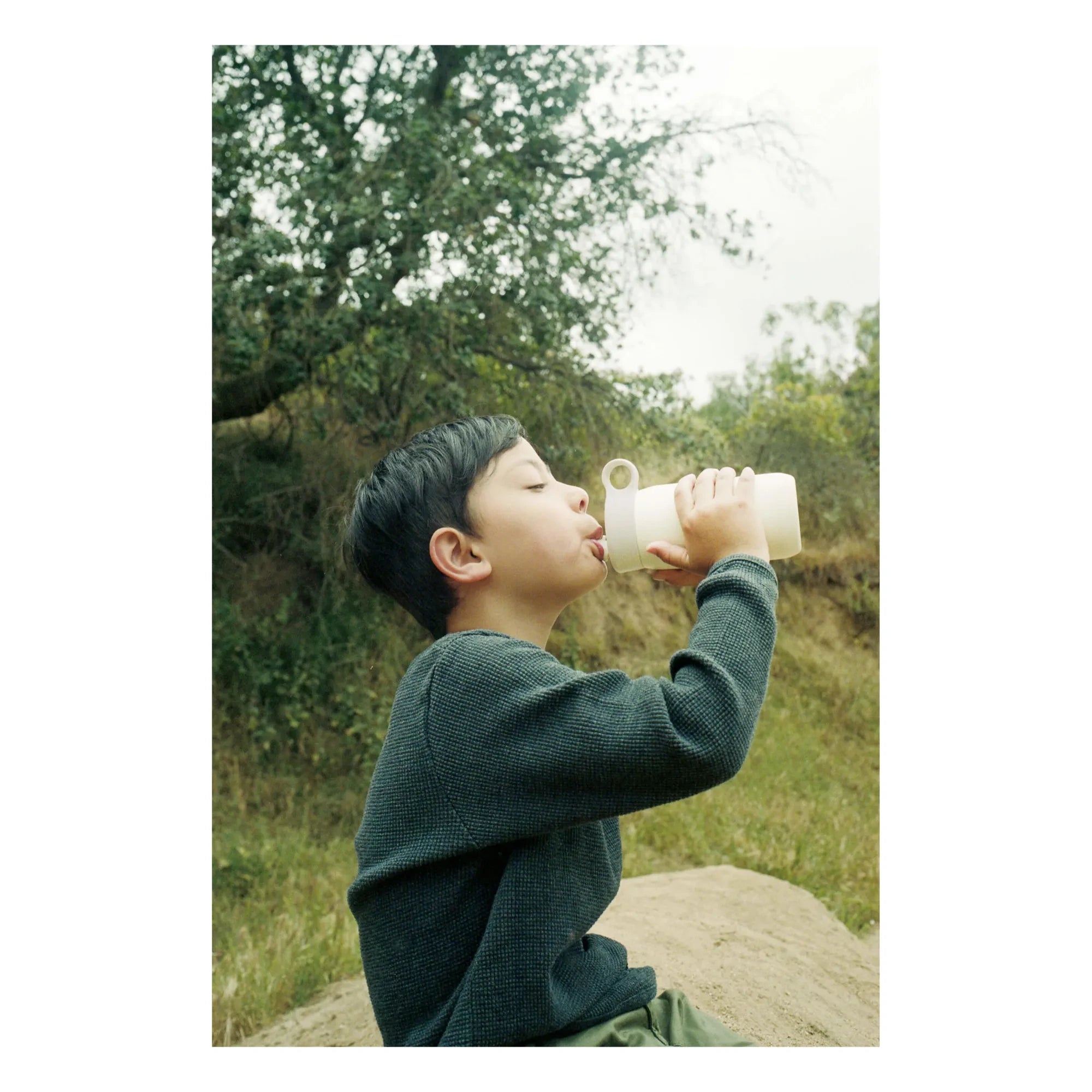 Kinto - Play Tumbler Kids' Water Bottle - 300ml | White