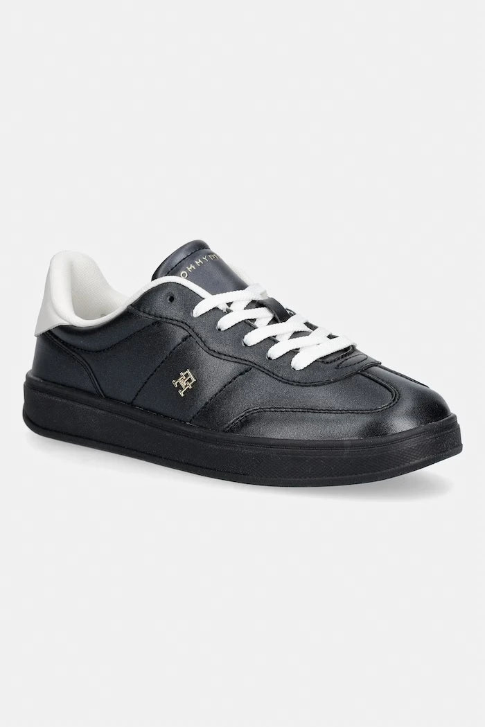 Tommy Hilfiger TH HERITAGE SHINY SNEAKER kadın deri sneaker