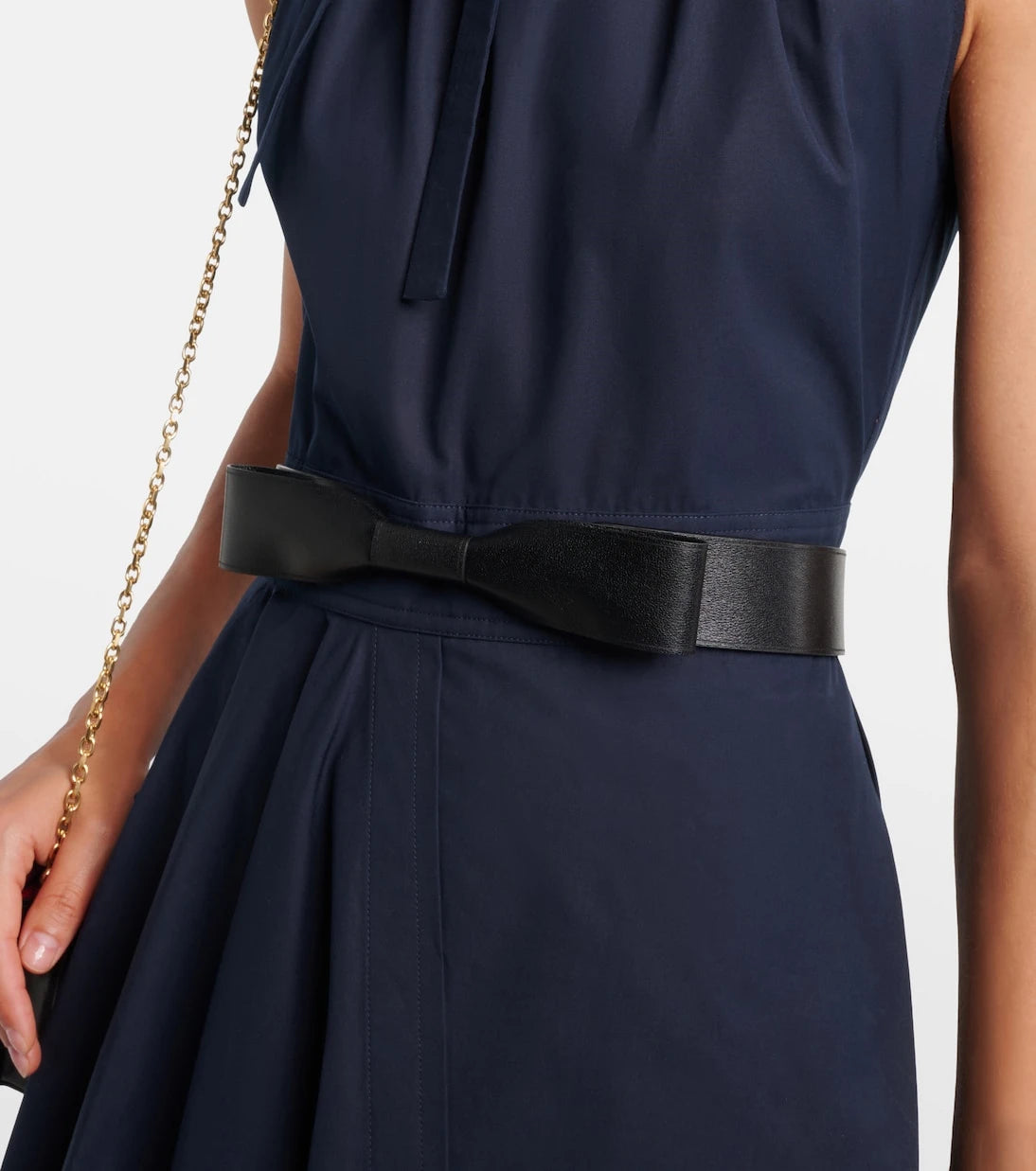 Givenchy - Bow-detail leather belt