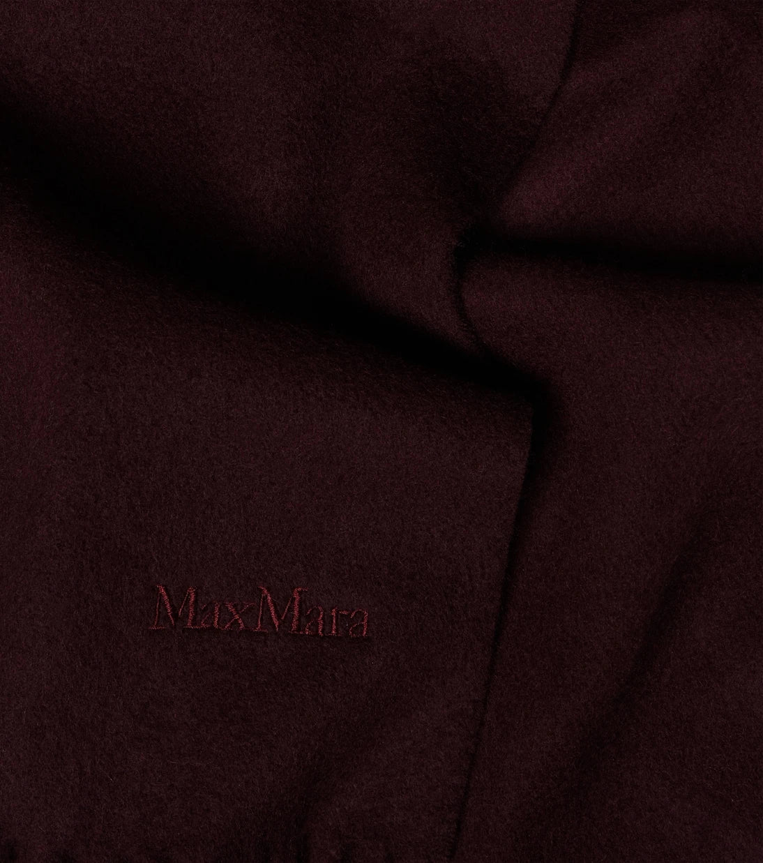 Max Mara - Fringed wool scarf