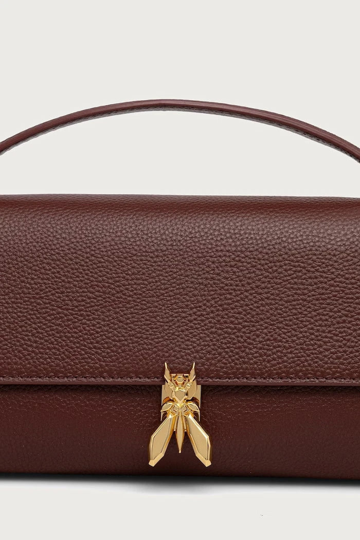 Patrizia Pepe deri kadın crossbody çanta