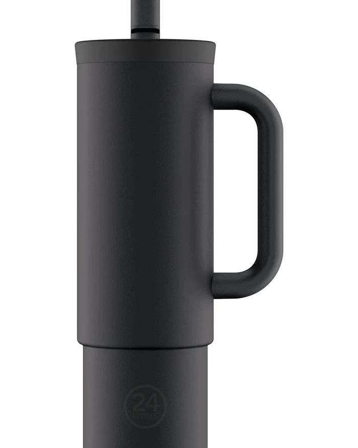 Termos Bardak 24bottles Straw 800ml Black