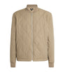 Beige Quilted Blix Bomber Jacket